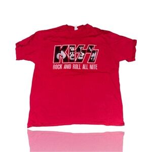 KISS: Rock N’ Roll All Nite: Official Concert Tee: Big & Tall: 3XL: GUC